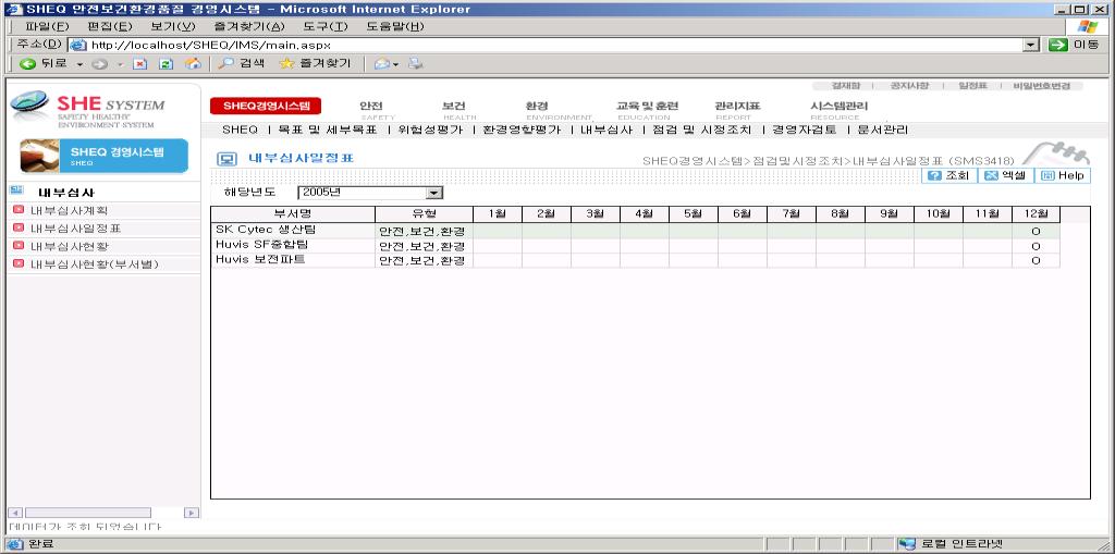 7. 모듈별주요기능 -SHE Performance 03 Audit