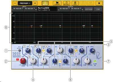 Portico 5033 Portico 5033 은 Rupert Neve Designs(RND) 의 5 밴드아날로그 EQ 를재현한프로세서입니다. 5033EQ 는 Rupert Neve 씨가개발한왕년의명기로평가되는 "1073" 의역사를이어받아독특한음질조절특성을갖고있습니다.