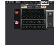 외부헤드앰프의리모트컨트롤 I/O DEVICE 화면 (EXTERNAL HA 페이지 ) MY16-ES64 나 NAI48-ES 등을사용하여접속한외부헤드앰프 ( 이하 외부 HA ) 를 QL 시리즈에서리모트컨트롤합니다. QL 시리즈와외부 HA 의접속방법에대해서는 외부헤드앰프의이용 ( P.133) 이나외부 HA 의취급설명서를참조해주세요. 1.