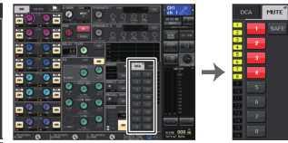 인풋계열채널 / 아웃풋계열채널의 [SEL] 키를눌러조절하는채널을선택한다. 2. SELECTED CHANNEL VIEW 화면의뮤트그룹선택버튼을눌러현재선택되어있는채널을할당할뮤트그룹을선택 ( 여러개선택가능 ) 한다. 1 CLEAR ALL 버튼현재선택되어있는뮤트그룹에등록되어있는채널을모두해제합니다.
