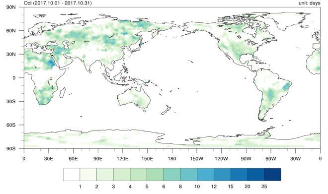 7 일로평년 (3 일 ) 보다많았음발생강도 : 충청도와남부지방내륙지역을중심으로이상고온에해당하였음발생일수 : 7~10 읷에는북태평양고기압의영향으로이상고온이젂국적으로발생하였고, 10