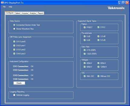 5xl 8GHz, 25GS/s Application software DPOJET