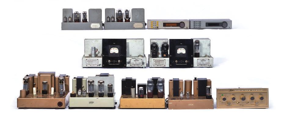 Pre-Amp (stereo) 14 Altec, 개인자작품외 (8pcs) Altec 1570B Power-Amp (mono, 2pcs) Lambda 25 Power-Supply Lambda 25 DC Supply 개인자작품 6L6