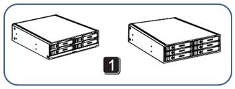 2. 제품소개 HR-5224SS, HR-5226SS는 6.8 cm (2.5형) SATA 하드디스크또는 SSD를쉽게장착이가능한제품입니다.