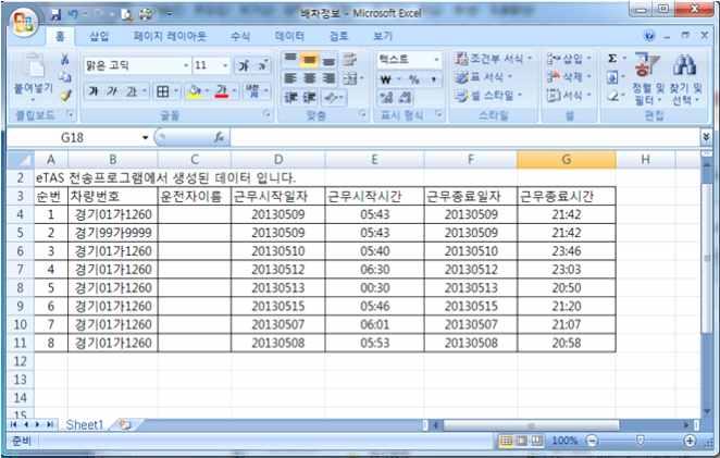 자동생성된배차정보파일은실배차정보와다를수있습니다.