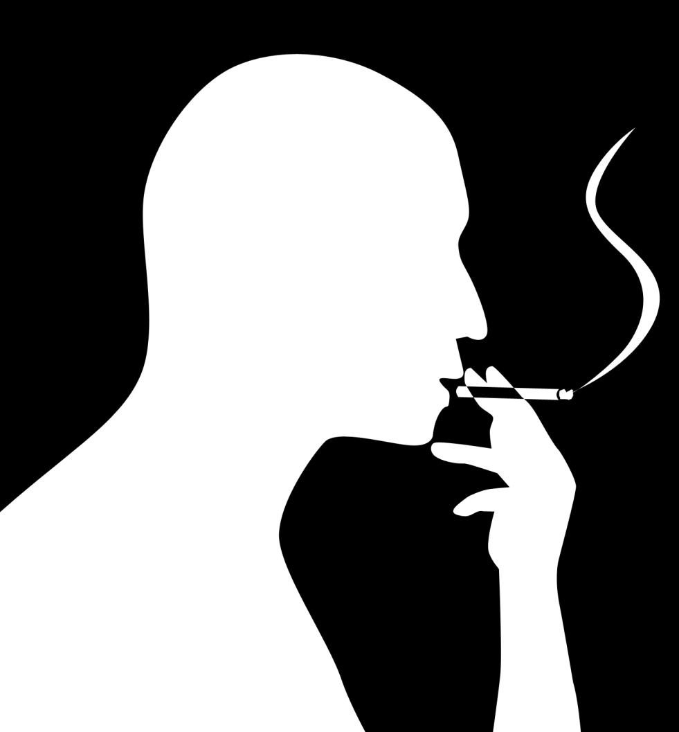 흡연으로인한건강위해증가 폐암에걸릴확률 20 배 비흡연자에비해