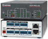 IP Link Pro 제어프로세서 IPCP Pro 555 IP Link Pro 제어프로세서 Extron IPCP Pro 555 는안전한전용 AV LAN 포트를갖춘고성능다용도제어프로세서입니다. 고급보안표준및듀얼기가비트이더넷포트를갖춘이제품은표준네트워크인프라를사용하는여러 TouchLink Pro 터치패널과호환이가능합니다.