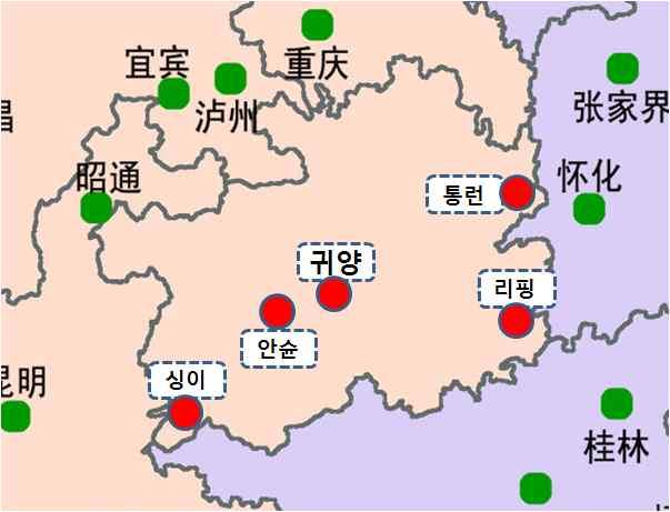 제3장 주강지역 물류현황 및 실태분석 75 것으로 보인다. 특히 중국-아세안 자우뮤역지대의 발전으로 인해 서남 지역의 개방 및 발전 또한 가속화 될 전망이다.