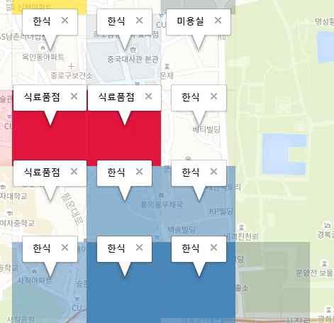 서양식의대표업종으로변화 서촌에해당되는