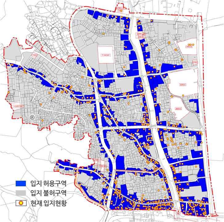 건축법시행령 [ 별표 1] 제 3 호의제 1 종근린생활시설중다음어느하나에해당되는것 (1) 가목의수퍼마켓과일용품등의소매점중 편의점 (2) 나목의휴게음식점및제과점중 ( 가 ) 프렌차이즈커피숍, 커피전문점, 다방및이와유사한찻집 ( 나 ) 프랜차이즈제과점. 제빵점, 서구식제과점. 제빵점, 도넛, 햄버거등패스트푸드점및이와유사한제과점나.