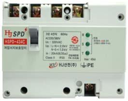 6-4 보호장치일체형 (SPD) II 등급 제품사양서 외형사진 제품도면 MOV 소자공급처 : ( 일본오또와 ) MOV NO : CERAON MS3434K511ER 표준형 ( IN 20KA ) 경제형 ( IN 10KA ) II 등급 SPD