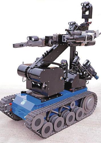 넷째, 소형화학및방사능탐지로봇 ASENDRO SCOUT 73) 의경우독일 Robowatch사에서화학및방사능사고발생지역에화학및방사능탐지장비를탑재하고사고지역을실시간으로관찰하기위해개발하였다.