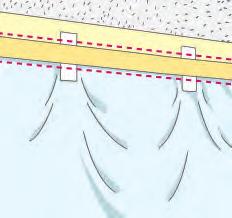 콘크리트재질의벽면은테이프가고정되기어려우므로접착스프레이를뿌려준후비닐시트를붙여준다.