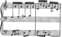 62 피아노음악연구 Section IV에서는왼손에서 G 단조로새로운모티브가등장하는데리듬적으로는 Section I의첫번째모티브와비슷하다.