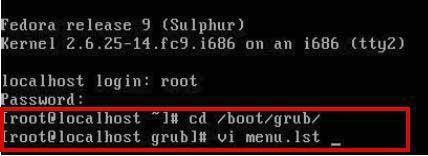 commands (marked in red) to create a partition for recovery images.