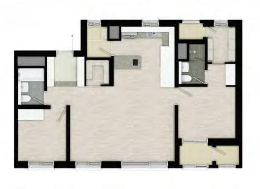 Unit Plan 당신이원하던새로운공간미학으로, 뷰티풀라이프! 59m2 A 전용면적 소형이지만, 여유가득한 4Bay 혁신공간입니다! 588 세대 59.94 m2 l 공용면적 23.32 m2 l 공급면적 83.27 m2 l 기타공용면적 1.09 m2 l 계약면적 102.