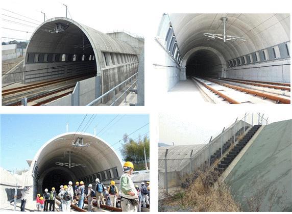 ): 콘크리트로시공한후드 일본큐슈지역에신칸센운행을위하여발생되는터널출구의미기압파에따른환경소