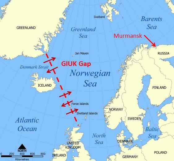 냉전을추억하며 19 < 그림 3> GIUK Gap 과소련의양키급잠수함 1 GIUK Gap 2 양키급잠수함 출처 : 1 https://sofrep.com/58361/giuk-iceland/ ( 검색일 : 2018 년 7 월 10 일 ). 2 https://en.wikipedia.