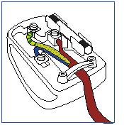 6. 규제정보 How to connect a plug The wires in the mains lead are coloured in accordance with the following code: BLUE - NEUTRAL ( N ) BROWN - LIVE ( L ) GREEN&YELLOW - EARTH ( E ) 1.