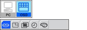 5. OSD 조정 메뉴화면을사라지게하려면종료버튼을누르세요. 메뉴화면이사라지면메뉴조정내용이자동으로저장됩니다. 입력신호에따라 OSD 기능이동작하지않을수도있습니다. 화면조정방법에대한자세한내용은 OSD 화면조정동영상을참조하세요.. 언어선택 OSD 언어를선택할수있습니다. ( 영어, 한국어 ) 화면위치조정 OSD 메뉴화면의위치를상하좌우로이동할수있습니다.