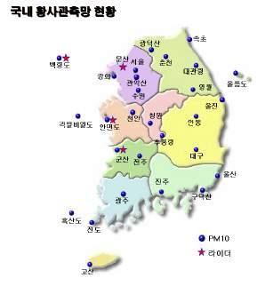 [ 표 3-24] 서울의황사일수 (2000~2010년) 년도 '00 '01 '02 '03 '04 '05 '06 '07 '08 '09 '10 일수 10 27 16 3 6 12 11 12 11 9 15 중국의황사발원지와이동경로상의황사실시간감시를위해한국국제협력단 (KOICA) 의지원으로 한 중황사공동관측망구축사업 을추진하여 2005년부터 2007년까지