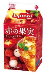 홍차음료 2014년 12월 2일 가 격 108 엔 ( 세금별도 ) 용 량 500 ml 일본, 모리나가유업 Lipton 빨강과일 < 라이치믹스티 > 칼라풀후르츠시리즈의첫번째신제품이다.