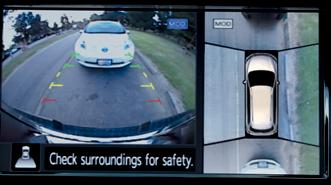 인텔리전트 어라운드 뷰 모니터 인텔리전트 어라운드 뷰 모니터가 사용 중인 상태에서 이동 물체 감지 기능(MOD)이 차 2. Intelligent Blind Spot Intervention.