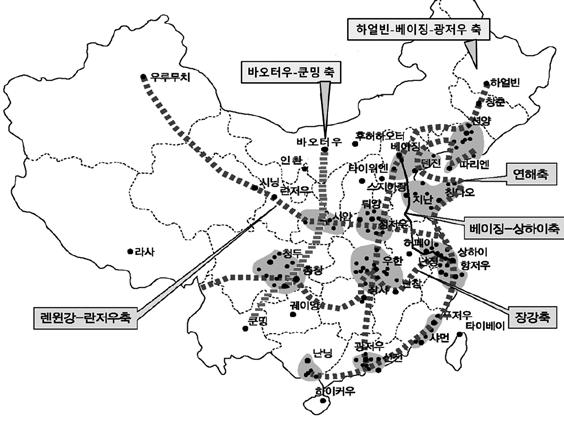 기획중국의도시화와정책대응현황 중국의신형도시화배경과도시정책동향 리고고급과학기술의우세를지니고있고, 텐 진은항구와제조업의우세를보유하고있다. 특히 2008 년 3 월에국무원이텐진시가제출한 빈하이신구종합연계개혁시험방안 ( 滨海新区综 合配套改革试验方案 ) 을비준한후에텐진시의 경제발전속도가가속화되고있다.