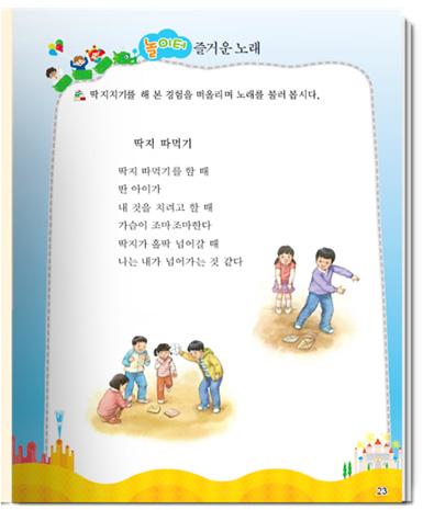 놀며생각하며 놀며생각하며 는재미있는언어놀이를통해국어와관련된창의력을기르고바른인성을가질수있도록하기위해설정하였다. 놀이터는원칙적으로 국어 의해당단원과연계되도록하였다.