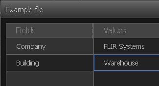 18 이미지주석달기 18.3.3.2.1 일반정보 FLIR Tools/Tools+ 의템플릿탭에서텍스트주석템플릿을작성할수있습니다. 이러한템플릿은프로그램에서사후분석동안카메라로전송되거나템플릿으로사용될수있습니다. 18.3.3.2.2 프로시저 다음절차를따르십시오. 1. 템플릿탭을클릭합니다. 2. 새문자주석템플릿추가도구모음단추를클릭합니다. 3. 템플릿이름을만듭니다.