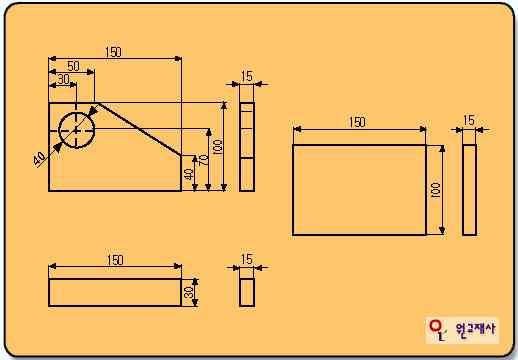도면을이해하고제도용구로물체를나타낼수있다.