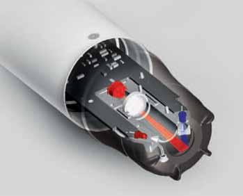 Dissolved Oxygen ( 용존산소 ) Hach LDO Probe _ 광학식 DO 광학식 DO 은어떻게작동합니까? Hach LDO 센서는발광재료로코팅되어있습니다. LED 의파란빛이센서표면으로전달됩니다. 파란빛은발광재질을자극합니다. 재료가이완되면서빨간빛을내게됩니다. 빨간빛을내는시간동안측정이이뤄집니다. 이시간은재료의발광수명으로알려져있습니다.