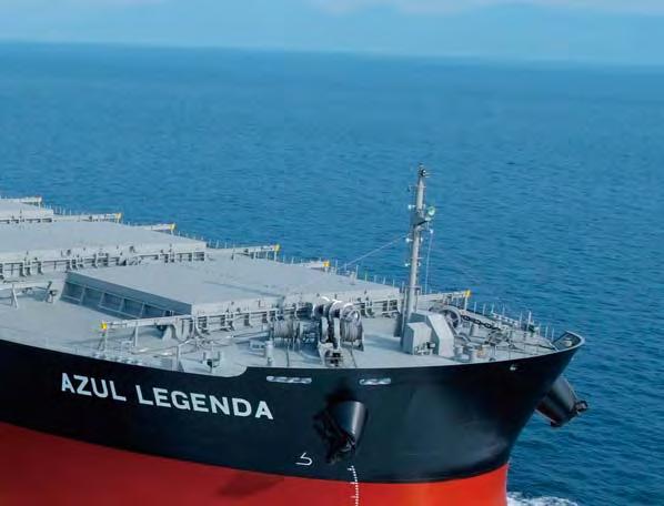 The NK Mission 02 AZUL LEGENDA a 206,331 dwt bulk carrier built by Imabari