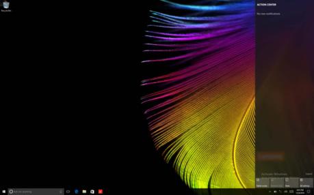 2 장. Windows 10 사용시작 ( 계속 ) 자주사용하는제스처 살짝밀기화면왼쪽 / 오른쪽끝에서시작해서화면가운데로밀어주십시오.