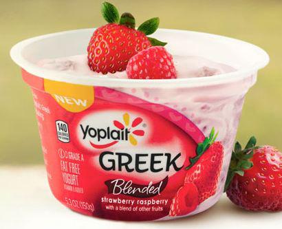 V 신제품정보 / 2. 해외신제품정보 Yoplait Greek Blended 제너럴밀스 (General Mills) 사소유의요플레 (Yoplait) 사는 8 월블랜디드요플레그릭요구르트를출시하였다.