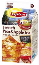 2014 제 44 호유가공정보 일본, 모리나가유업 Lipton <French Pear & Apple Tea> 특정국가에서사랑받고있는식재료를선정해홍차로만드는 Tea s Travel 시리즈의다섯번째신제품이다.