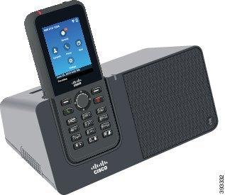 데스크톱충전기설정 액세서리 주의 폭발가능성이있는환경에서충전기또는핸즈프리모드를사용하지마십시오. 그림 3: Cisco Wireless IP Phone 8821 및 Cisco Wireless IP Phone 8821 데스크톱충전기 데스크톱충전기설정 안정된작업표면에데스크톱충전기를놓으십시오.