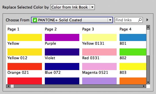 Selecting the Ink is done in the same way as adding a new ink from Ink Book (see Adding an ink from Ink Book 페이지의 107 4.