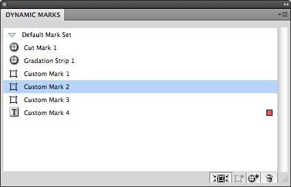 주의: Illustrator 파일이 저장된 경우에만 마크 세트를 저장할 수 있습니다. 그렇지 않은 경우, 마크 세트를 저 장하기 전 해당 파일을 저장하라는 메시지가 표시됩니다. 8.2 Dynamic Marks 팔레트 Dynamic Marks 팔레트에서 마크를 세트 단위로 관리할 수 있습니다.