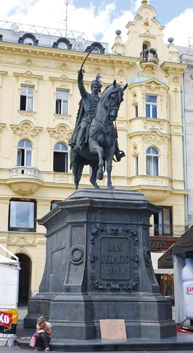 요십옐라치치총독동상 요십옐라치치 Josip Jelačić(1801~1859) 는당시헝가리왕국 Magyar Királyság