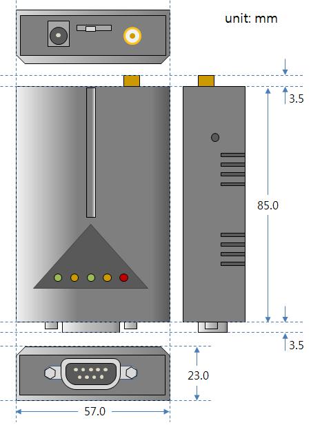 1.6 치수 그림 1-4 CSW-H85K2 치수