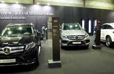Mercedes-Benz SUV 전라인업중 5개모델을전시하여전시회에방문한남성고객들의마음을사로잡았다.