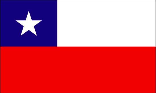 칠레국기 고독한별 (Estrella solitaria) 이라불리기도하는칠레국기는 1817년 10월 18일공식채택되었다.