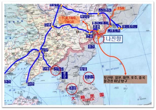 러시아는연해주및 TSR과의연계성을확보하여극동지역경제개발의활로를찾았고다양한국제운송로개발에참여하게됨에따라유라시아국제운송망구축경쟁에서다시주도권을가질수있는방안을확보하였다. 북한은낙후된항만및철도인프라개선을위한디딤돌을마련하였으며운송수입증대로북한경제의활성화하고나가서극동러시아와의협력을도모할수있게된다.
