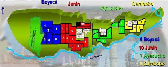 Ⅴ. 초중질유개발동향 89 [ 그림 Ⅴ-3] 베네수엘라자원벨트 자료 : PDVSA 을제정하여기존석유기업들이 PDVSA와의합작사업 (JV) 형태로만사업을추진할수있도록하였다. 외국기업의로열티를기존 1~ 16.66% 에서 20~30% 로인상하였으며, 합작투자시 PDVSA의참여지분을 60% 이상으로의무화하였다.