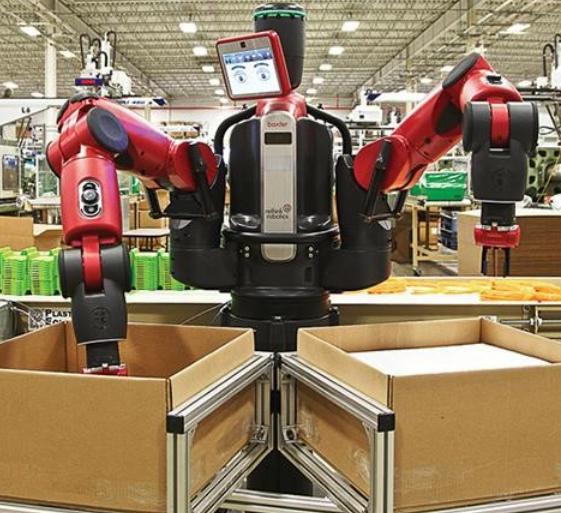협동로봇기업동향협동로봇은 Rethink Robotics, Universal Robots, KUKA LBR iiwa 로봇, ABB의 YuMI로봇이인간과의협동에가장최적화된로봇으로평가되고있으며, 최근 Franka Emika와같은벤처기업들이기술력과가격경쟁력을바탕으로나타나고있음 Rethink Robotics사는팔로봇 BAXTOR와한팔로봇 SAWYER를출시하였으며,