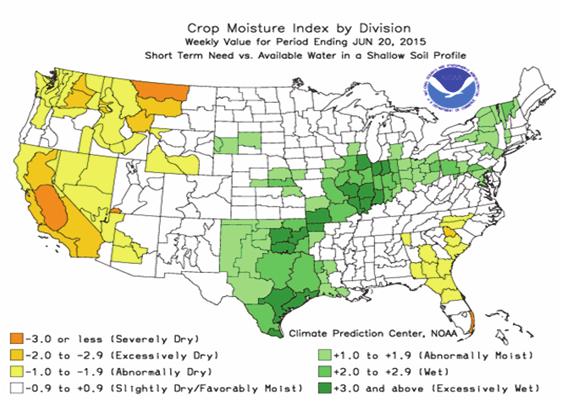 그림 49. 미중 - 동부지역의강우에따른공급차질 그림 5. 일부지역에서는예년의 4 배이상의강우 자료 : NOAA, USDA 자료 : PRISM Climate Center 그림 51.