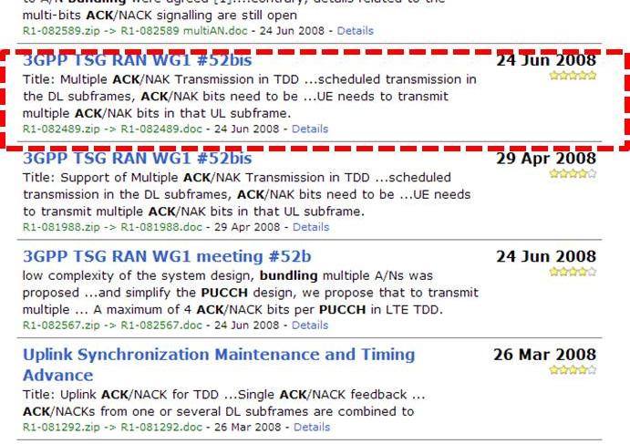 상위몇개의기고문중 R1-082360 은검색어에부합되는 ACK/NACK, multiplexing, bundling