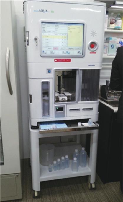[ 사진 2 항암제자동조제로봇 ] [ 사진3 주사제자동조제시스템 ] NST와 ICT(Infection Control
