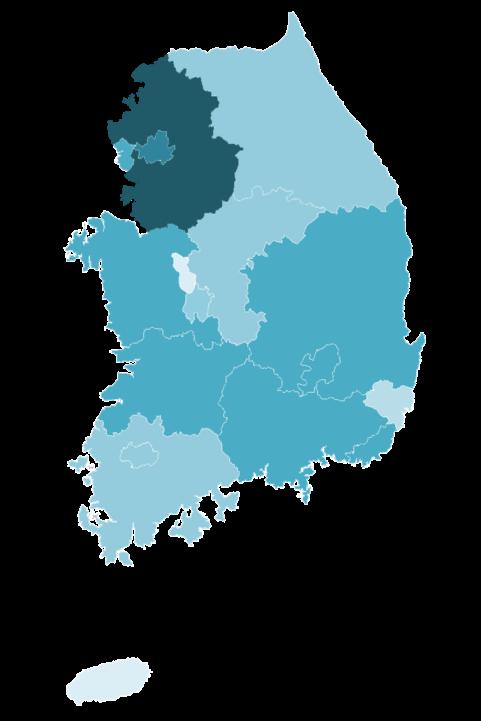 나. 지역별학생수 ( 초 중 고 ) 전체 유치원 초등학교 중학교 고등학교 특수학교 각종학교 전체 6,819,927 682,553 2,714,610 1,588,110 1,800,648 25,536 8,470 서울 1,124,463 91,394 450,675 263,679 310,795 4,635 3,285 부산 407,393 45,175 154,283